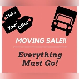Moving ! Taking all reasonable offers ! Don’t hesitate!
